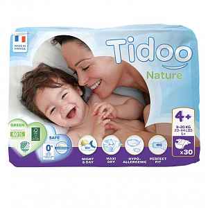 Tidoo 4+ Maxi+ 9-20 kg dětské plenky 30 ks