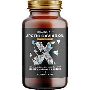 BrainMax Arctic Caviar Oil, 60 softgel kapslí