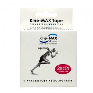 Kine-MAX tejpovací páska 4Way Stretch 5cm x 5m -růžová-