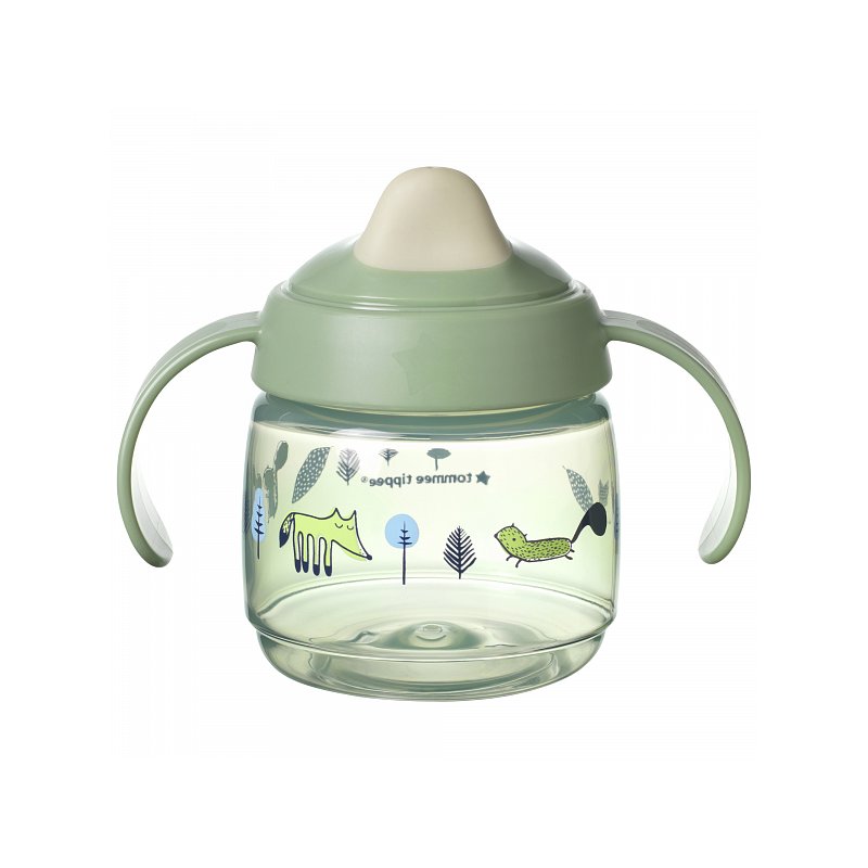 Tommee Tippee Netekoucí hrnek Superstar 4m+ Green 190 ml