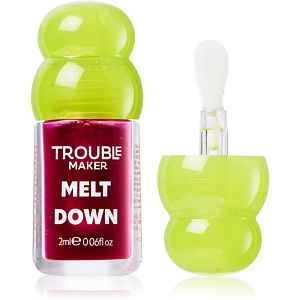 Trouble Maker Melt Down Lip Oil olej na rty odstín Tipping Point Purple 3 ml