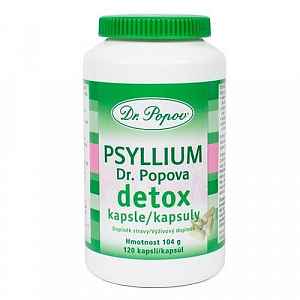 Dr. Popov Psyllium Detox 120 kapslí