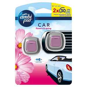 Ambi Pur Car Jaguar Flowers&Spring osvěžovač vzduchu do auta 2x2 ml
