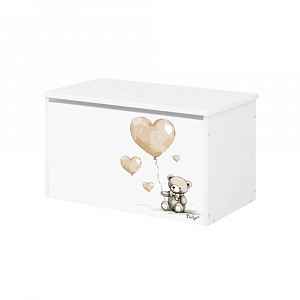 Box na hračky - Teddy love - béžový