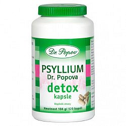 Dr. Popov Psyllium Detox 120 kapslí