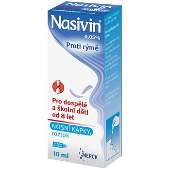 Nasivin 0.05% nosní kapky 10ml