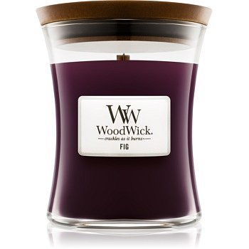 Woodwick Fig vonná svíčka 275 g s dřevěným knotem