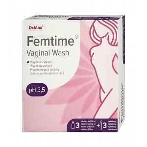 Dr. Max Femtime Vaginal Wash 3x100 ml + 3 aplikátory