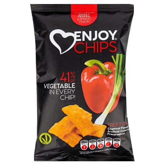 Enjoy Chips Sladká paprika a jarní cibulka 40g