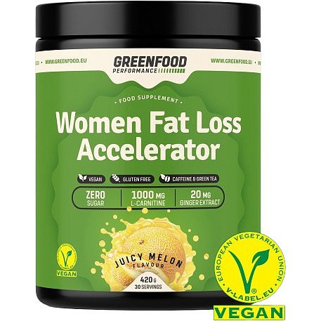 GreenFood Performance Women Fat Loss Accelerator Meloun 420g