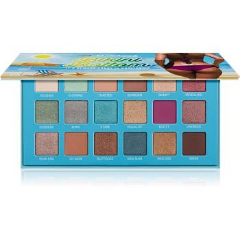 Rude Cosmetics Bikini Bottom paleta očních stínů 18 g