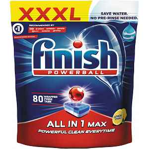 FINISH All-in-1 Max Lemon 80 ks – tablety do myčky