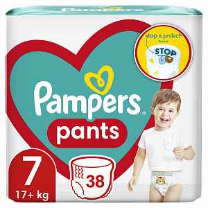 Pampers Pants S7 17kg+, 38ks