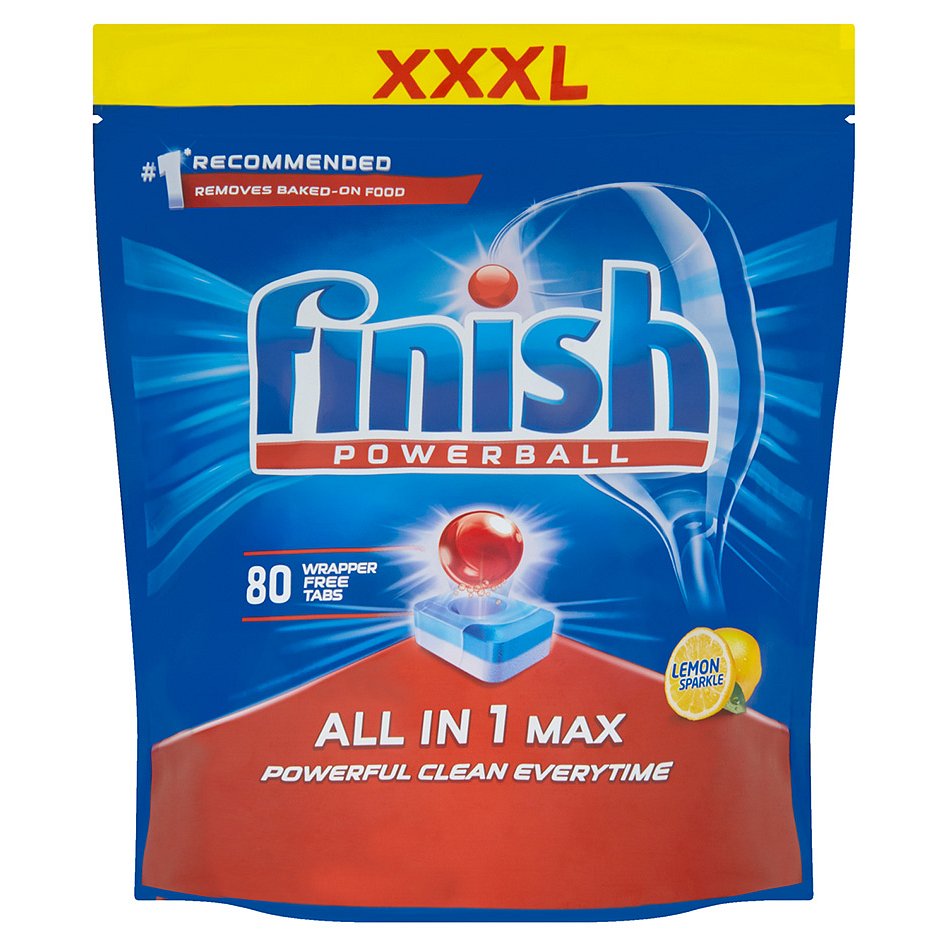FINISH All-in-1 Max Lemon 80 ks – tablety do myčky