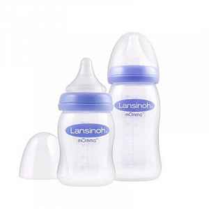 Lansinoh kojenecká láhev 240ml DUOPACK s NaturalWave TM savičkou (M)
