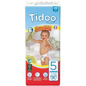 Tidoo 5 Junior 12-18 kg dětské trénovací plenky 36 ks