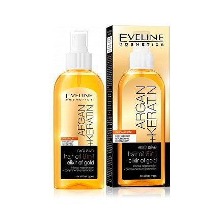 Argan + Keratin - olej na vlasy 8v1