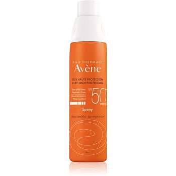 Avène Sun Sensitive ochranný sprej na opalování SPF 50+  200 ml