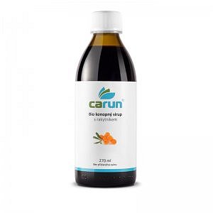 CARUN Bio konopný sirup s rakytníkem 270ml