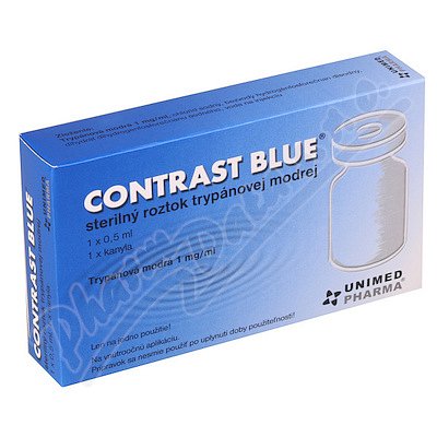 Contrast Blue 1 x 0,5 ml + 1x kanyla