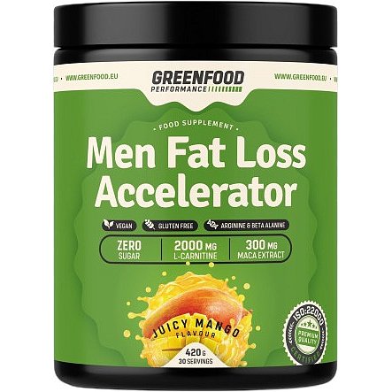 GreenFood Performance Men Fat Loss Accelerator Mango 420g
