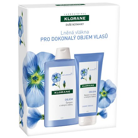 KLORANE Xmass Len Šampon 400ml+Balzám 200ml