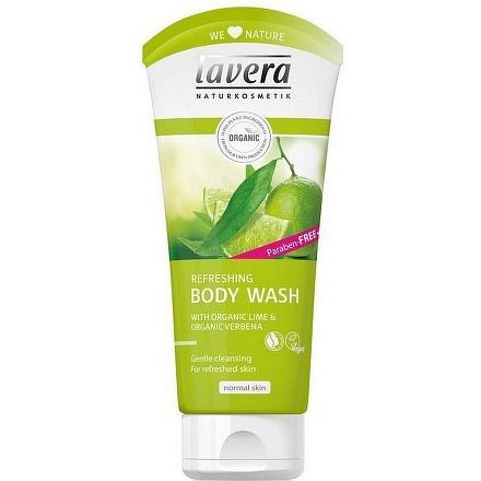 Lavera Sprchový a koupelový gel bio verbena bio limetka 200 ml