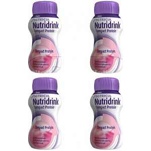 Nutridrink Compact Protein Jahoda 4x125ml