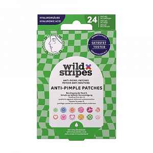 Wild Stripes Anti-Pimple Patches Groovy s kyselinou hyaluronovou 24 ks