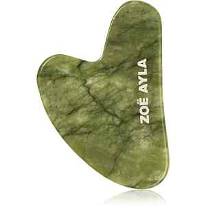 Zoë Ayla Luxurious Jade Gua Sha Therapy Tool masážní pomůcka 1 ks
