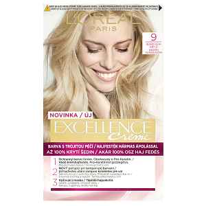L'Oréal Paris EXCELLENCE CRÈME barva na vlasy blond velmi světlá 9