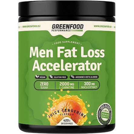 GreenFood Performance Men Fat Loss Accelerator Mandarinka 420g