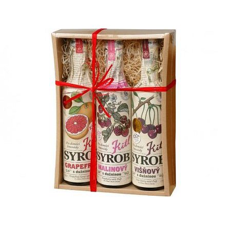 Kitl Syrob Grep+Višeň+Malina 3x 500ml dárk. balení