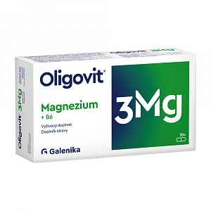 Oligovit 3Mg Magnezium + B6 30 tobolek