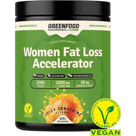 GreenFood Performance Women Fat Loss Accelerator Mandarinka 420g