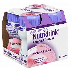 Nutridrink Compact jahoda 4x125ml