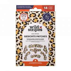 Wild Stripes Facial Patches Animal Leo s kyselinou hyaluronovou a niacinamidem náplast 14 ks