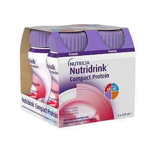 Nutridrink Compact Protein chladivé červené ovoce 4x125 ml