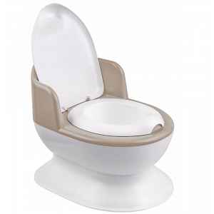 Maltex Dětský nočník, přenosná toaleta, bílá/béžová