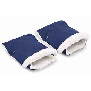 SENSILLO Rukávníky ke kočárku, vlna - modré