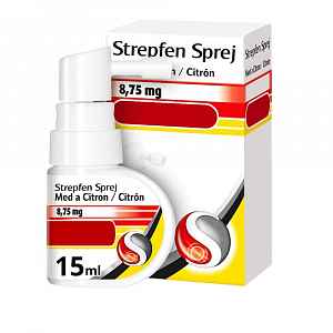 Strepfen Sprej Med a Citron 15 ml