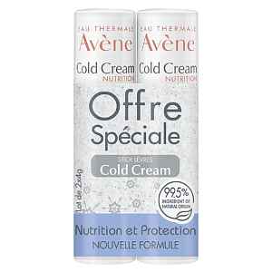 Avène Sada vyživujících balzámů na rty Cold Cream 2 x 4 g