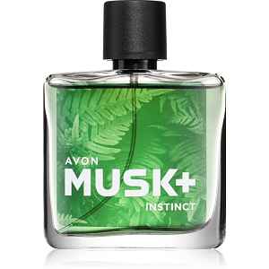 Avon Musk+ Instinct toaletní voda pro muže 75 ml
