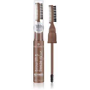 essence Brow Lift & Freeze transparentní gel na obočí odstín 03 Medium Brown 7 ml