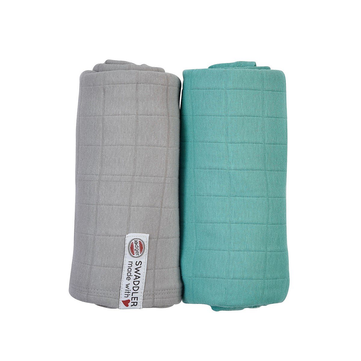 LODGER Látkové pleny Solid 2 balení Mist/Dusty Turquoise