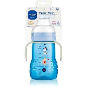 MAM Trainer Night láhev Blue 4m+ 220 ml