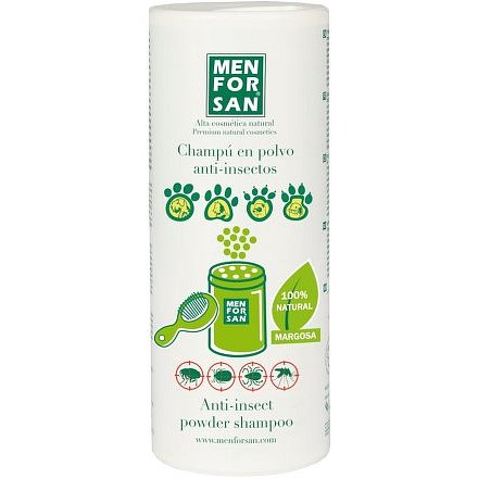 Menforsan Práškový šampon s repelentem pro domácí mazlíčky 250g