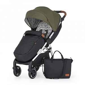 Petite&Mars Kočárek sportovní Royal3 Silver Mature Olive
