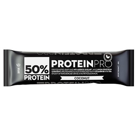 PROTEINPRO 50% Proteinová tyčinka kokos 45 g