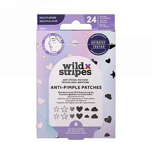 Wild Stripes Anti-Pimple Patches Holo Clear s kyselinou salicylovou 24 ks